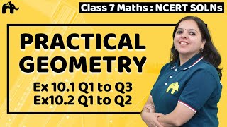 Practical Geometry Class 7 Maths Chapter10 | Chapter 10 Ncert Solutions Exercise 10.1 10.2 Questions