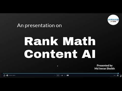 Unlocking the power of Content AI of Rank Math || Content AI || Rank Math || SEO tools.
