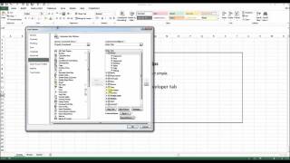 How to enable the Developer tab by excelquicktips