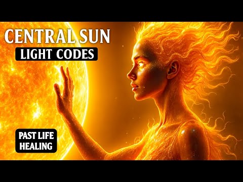 Central Sun Light Codes 🌞 Past Life Healing & Starseed DNA Activation | 432 Hz