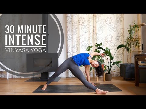 30 minute intense vinyasa yoga