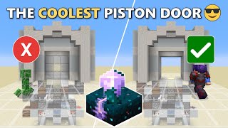 The Coolest Automatic Opening 3x3 Door for Minecraft Java 1.20+