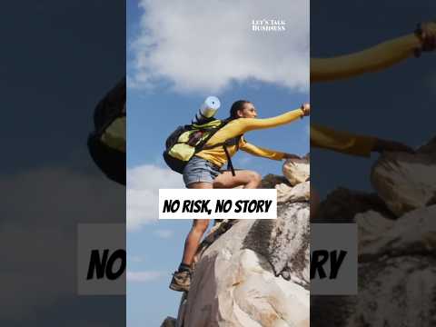 NO RISK, NO STORY #TakeRisks #WealthMindset