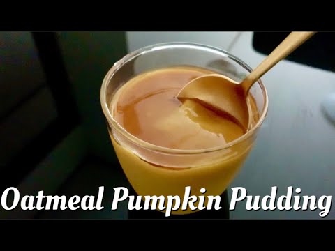 オートミールかぼちゃプリン‼︎ 卵•砂糖不使用‼︎Healthy Oatmeal pumpkin Pudding‼︎