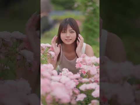 お花畑でパシャリ