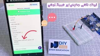 Arduino Uno R4 WiFi WebChat - Interactive Chat Interface with DIYables WebApps