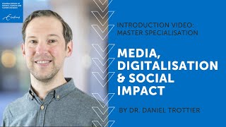 MA Media, Digitalisation & Society | Information video