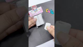 Diy cute mini tissue #diy #art #craft #artandcraft #miniaturecraft #trending #viralshorts