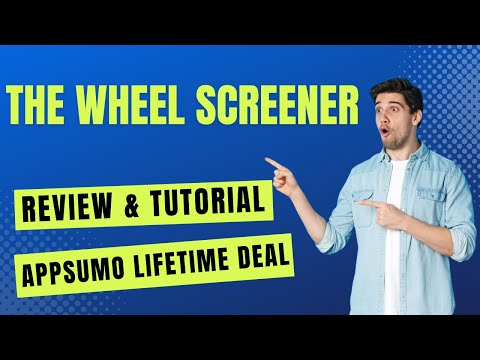 The Wheel Screener Review & AppSumo Lifetime Deal - How To Use The Wheel Screener