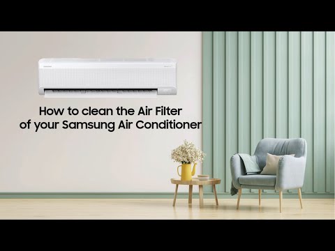 How to clean the Air Filter of your Samsung Air Conditioner