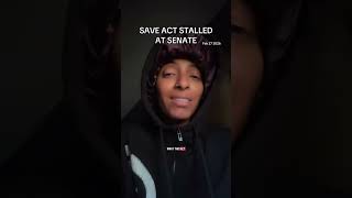 The SAVE Act is DEAD #duet #saveact #documentation #voting #election #registering #ID #law #citizen
