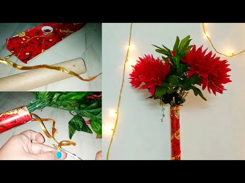 Most Easy Flower Vase DIY with Waste Material | How to Make Flower Vase with Cardboard