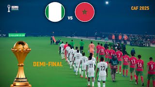 NIGERIA vs MOROCCO - Africa Cup of Nations 2025 Semi Final | Full Match Penalties | Simulation PES