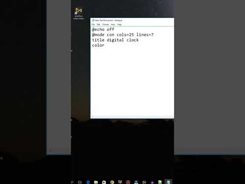 Digital Clock In 11 Lines #shorts