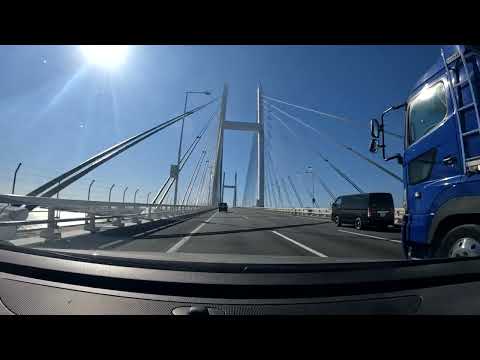 のんびり 休日の朝の首都高速・湾岸線（西行き）～shutoko slow drive～