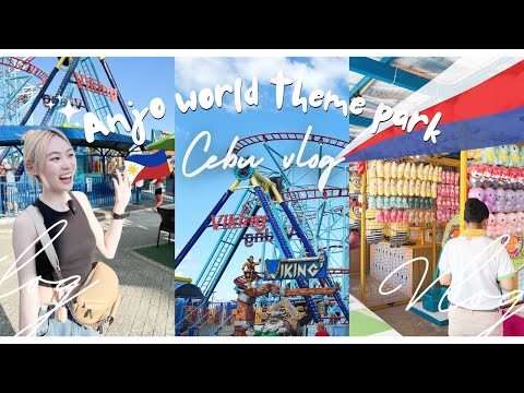 🇵🇭Study Abroad Vlog 03| Cebu Anjo World Theme Park🎠💛