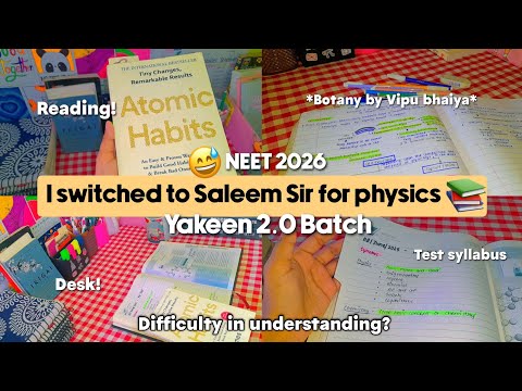 The Reason behind choosing Saleem sir for Neet 2026 📑🌱 Neet aspirant, dropper, Yakeen 2.0! 🎀