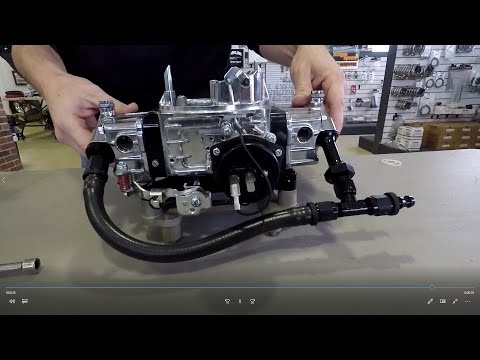Scram Speed Carb Fuel Feed Line for Holley 4150 - Making carburetor life easy. No leaks!