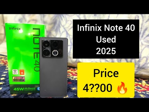Infinix Note 40 Used price in 2025 | Quick Review