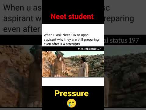 Neet student mind pressure #neet#neet2023  #neetug2023#mbbsmotivation #iims #neetmotivationstatus