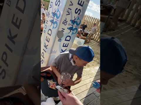 Me tasting a oyster for the first time!!