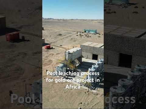 #pool leaching #mining #jinchan #gold