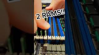 Installing 1TB of RAM! #shorts