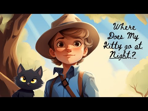Where Does My Kitty Go At Night? - Read Aloud Books for Kids - Bedtime Story - School Book!