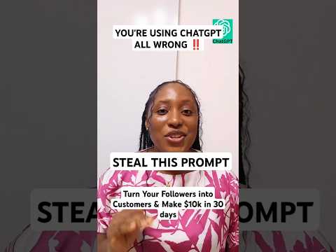 This Prompt will Make You Rich in 30 days