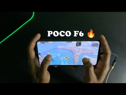 POCO F6 PUBG Test 🔥 | HANDCAM 😍 | 4 Fingers Claw PUBG Mobile