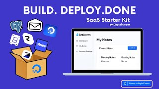 SeaNotes — The One-Click Deploy SaaS Starter Kit (by DigitalOcean)