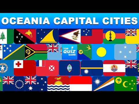 Guess All Capital Cities In Oceania - Quiz Guess The Capital City