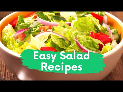 Salads for weight loss | Healthy salad recipes | Easy salad recipe in 2 minutes | [MOM ON THE GO]