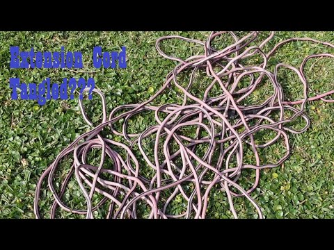 Never Have a Tangled Extension Cord EVER!