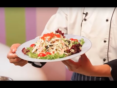 How to make crab stick salad