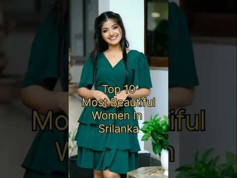 Top 10 Most Beautiful Women In Srilanka || #shorts #top #sri Lanka