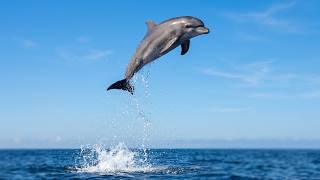 The secret reason dolphins launch themselves into the sky 🐬 #MarineBiology #AnimalSecrets #Nature