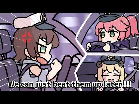 Oozora police angry!!!【holoGTA/Animation/Eng sub】