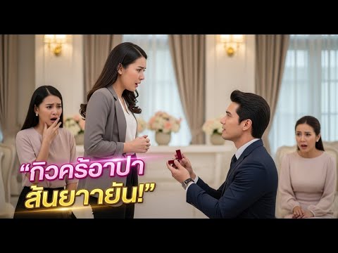 เขาคุกเข่าขอเธอแต่งงานกลางงานหมั้น… แต่สิ่งที่เธอพูด ทำให้ทั้งห้องเงียบ!