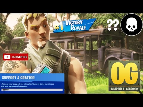 Fortnite OG | High Kill Win Gameplay | Controller Player | Creator Code: Cloakified (1080p Open)