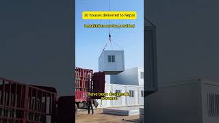 50 houses have been built in Nepal #containerhouse #container #house #containerhome #mobilehouse