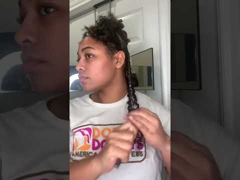 Two Strand Twists Protective Style #naturalhairstyles #twistout #protectivestyles #curlyhairroutine