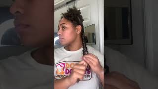 Two Strand Twists Protective Style #naturalhairstyles #twistout #protectivestyles #curlyhairroutine