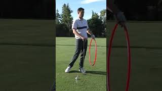 Connecting Swing Path To Low Point  #golf #golftrainingaid #golfswing #golfcoach #golflesson #golfer
