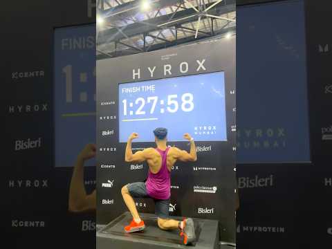 Hyrox Mumbai-Yassh Vyass | Fitness | Lifestyle #athlete #hybrid A#motivation #endurance #fitmusician