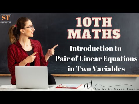 Pair of Linear Equations in Two Variables | Introduction | Graphical Representation | CBSE X |