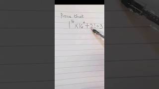 Can You Prove This Maths? #maths #shorts #short #mathsshorts #math #mathshorts #mathstricks #math