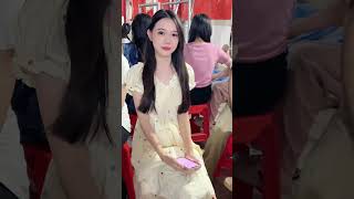 beauty潮汕美女，潮汕擔花籃美少女！好标致#teochew #潮汕 #美女#潮汕女孩#潮汕营标旗