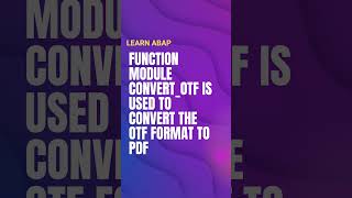 Smartforms in SAP ABAP? Convert smartform into PDF #abap #sapabap #abapinterviewquestions