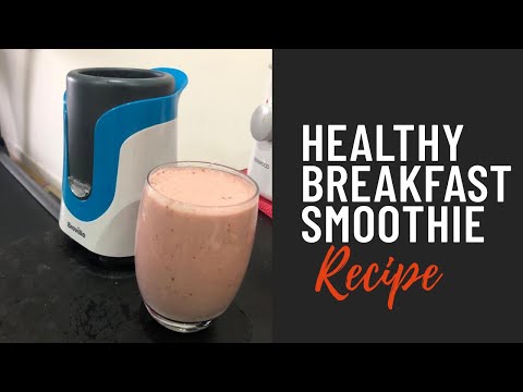 Healthy Smoothie for breakfast | Easy to prepare | Apple Raspberry Smoothie